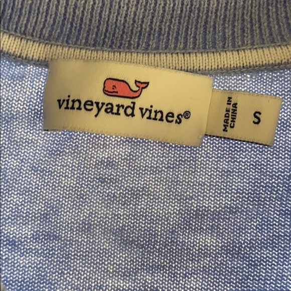 Vineyard Vines Varsity Stripe Quarter Zip Sweater - Picture 6 of 7